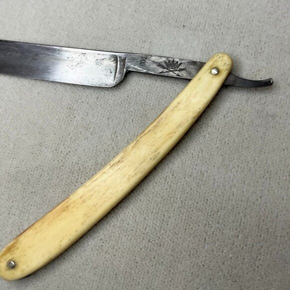 GEBR. KORTE 801 Vintage Folding Straight Razor, SOLINGEN-GERMANY Antique - Picture 6 of 6